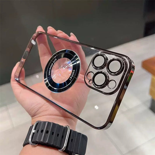 MagSafe Hoesje voor iPhone [Model] - Transparant (Magnetisch)
