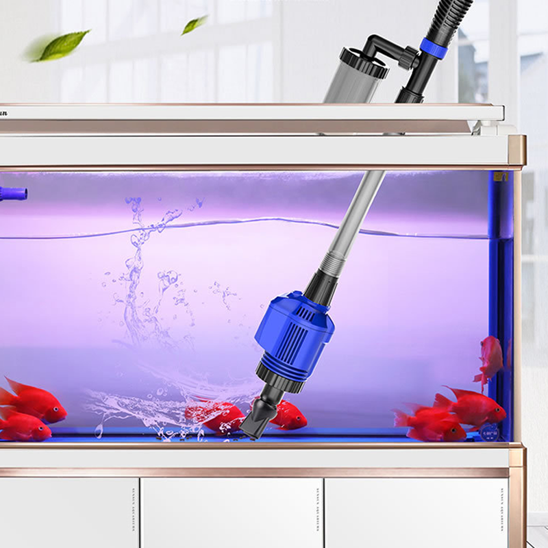 Elektrische Aquarium Stofzuiger & Waterwisselaar - 3-in-1 Bodemreiniger - Met Filterfunctie