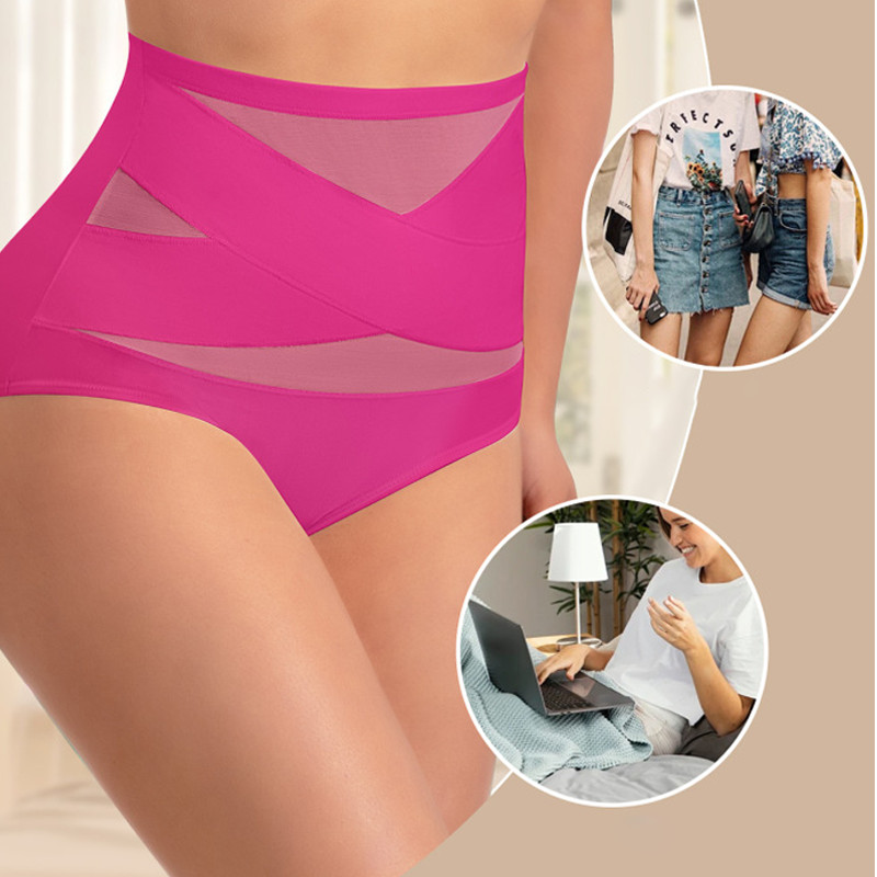 Corrigerende Slip Hoge Taille - Naadloos Shapewear Ondergoed (Buikcorrectie)。
