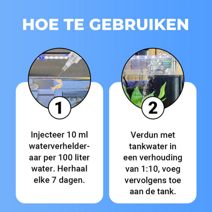 Krachtige Aquarium Waterverhelderaar - 100ml - Tegen Troebel Water