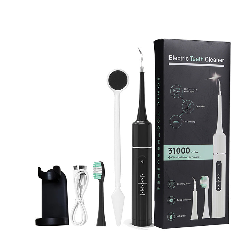 ✨ 5-in-1 ultrasone elektrische tandenborstel – 6 poetsstanden, inclusief meerdere opzetborstels, batterijduur tot 58 dagen 🦷⚡