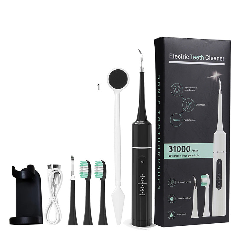✨ 5-in-1 ultrasone elektrische tandenborstel – 6 poetsstanden, inclusief meerdere opzetborstels, batterijduur tot 58 dagen 🦷⚡
