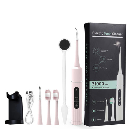 ✨ 5-in-1 ultrasone elektrische tandenborstel – 6 poetsstanden, inclusief meerdere opzetborstels, batterijduur tot 58 dagen 🦷⚡