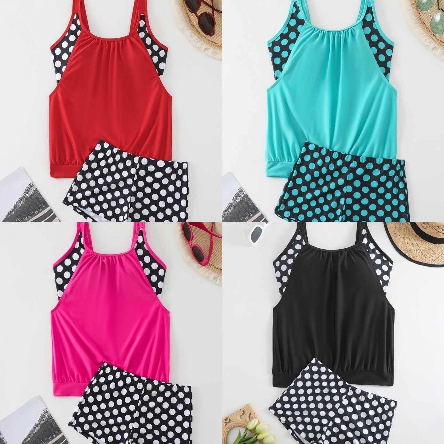 Dames Tweedelige Polkadot Bikini