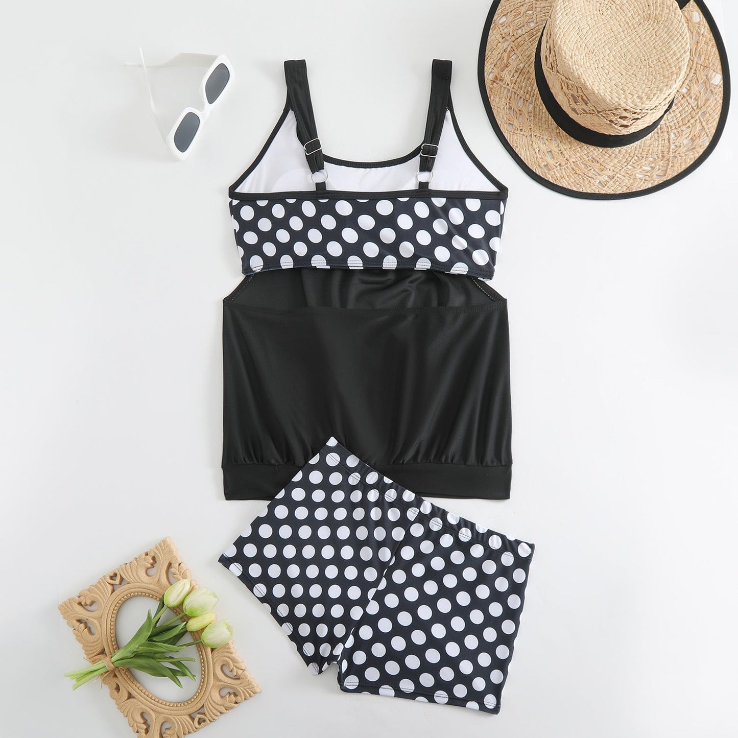 Dames Tweedelige Polkadot Bikini