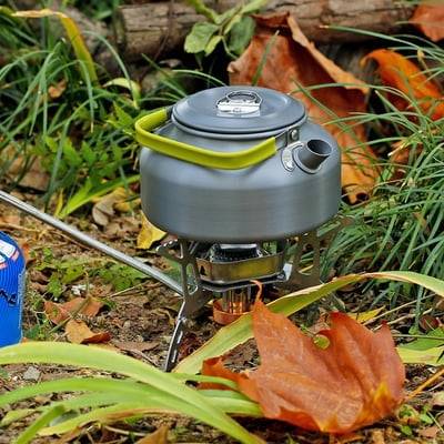 5800W Winddicht Camping Gasfornuis – Met Piëzo-ontsteking en Gasfles Adapter