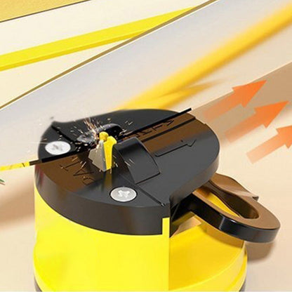 Mini-veitsenteroitin imukupilla – Kompakti ja turvallinen teroitus