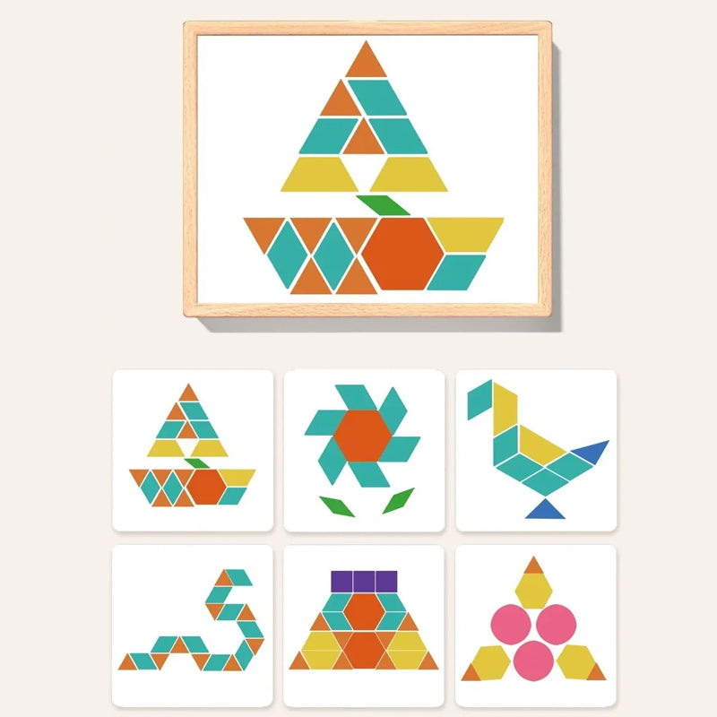 Houten Magneetpuzzel: Vormen & Patronen Maken