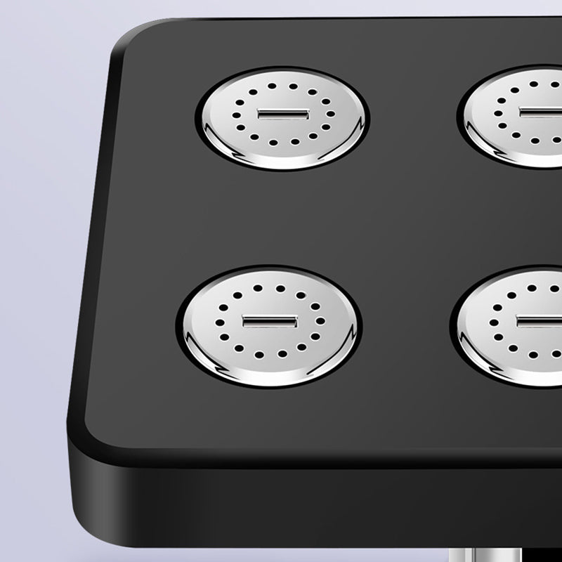 Joustava neliönmuotoinen suihkupää – 360° säädettävä