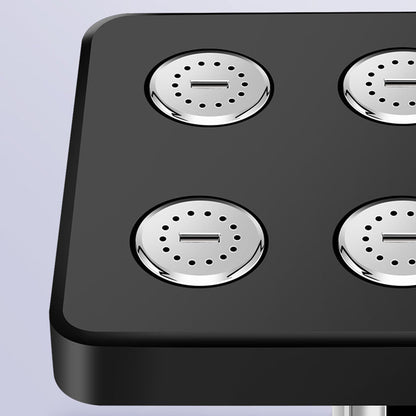 Joustava neliönmuotoinen suihkupää – 360° säädettävä