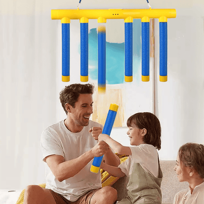 Reaktiopelipeli putoavilla tikuilla