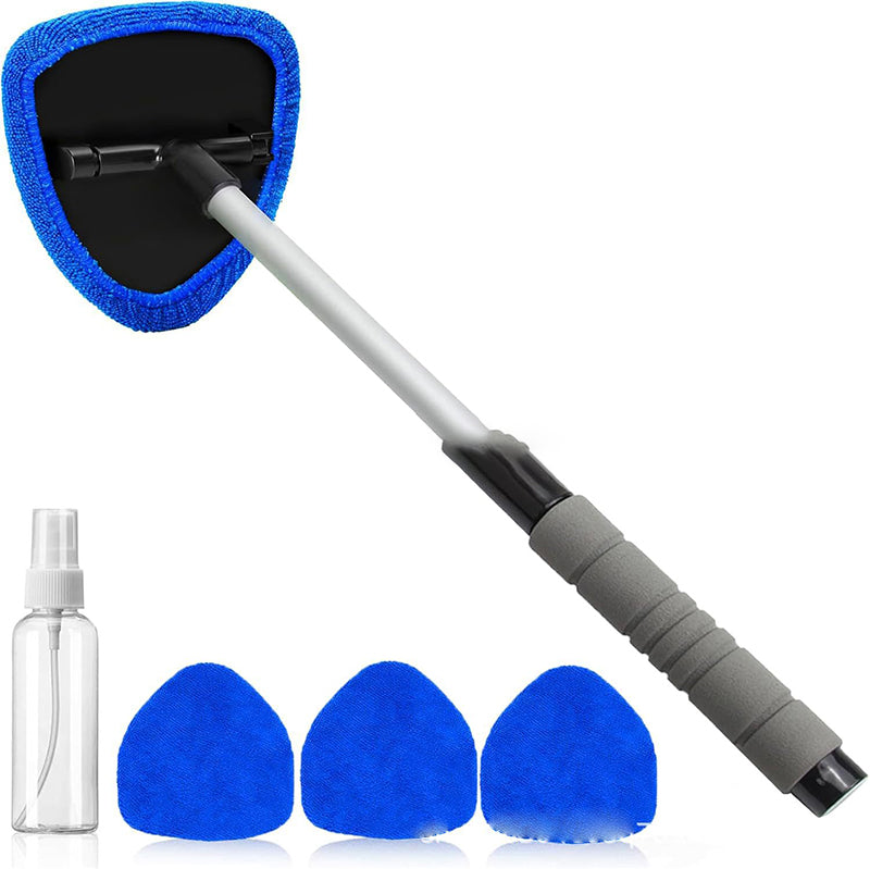 Telescopische Raamwisser Set -Uitschuifbare Steel met Inwasser & Trekker