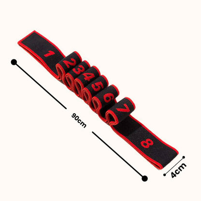 Lange Weerstandsband - Yoga Elastiek voor Pilates & Stretching (Fitnesselastiek)