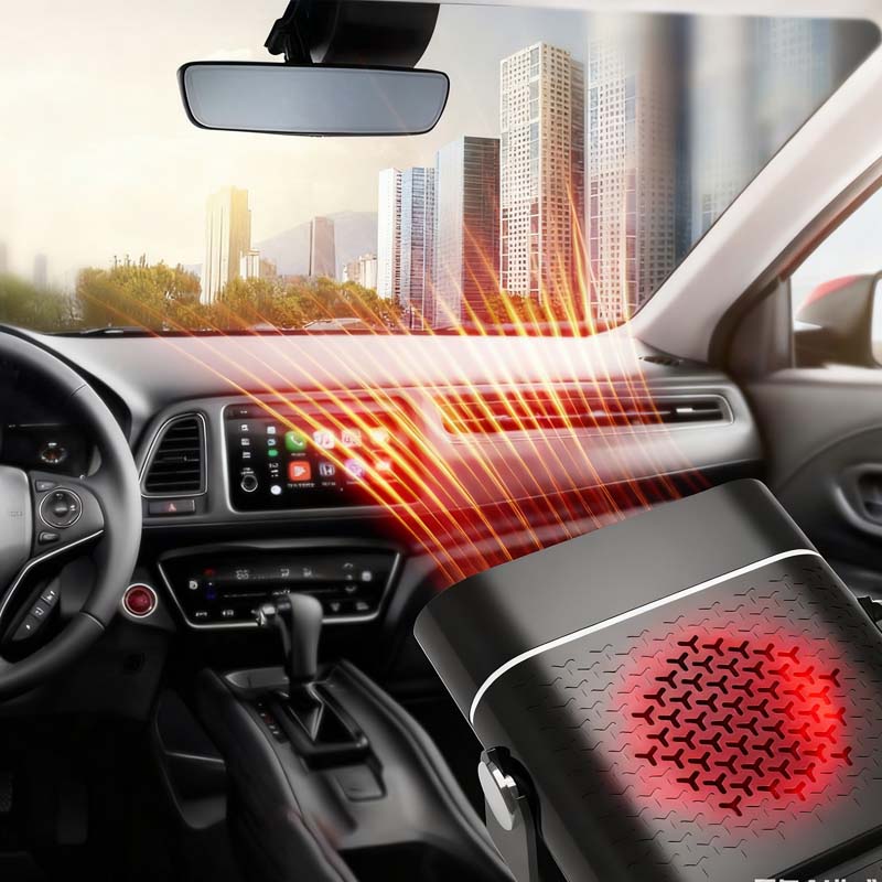 Nopea ikkunansulattaja ja autonlämmitin (2-in-1)