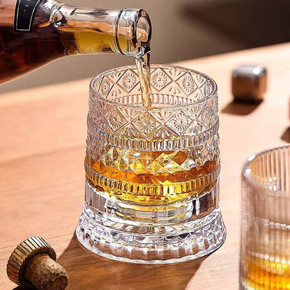 💎🥃Roterend Whiskyglas 360° – Luxe Kristalglas Draaibaar Tumbler Glas