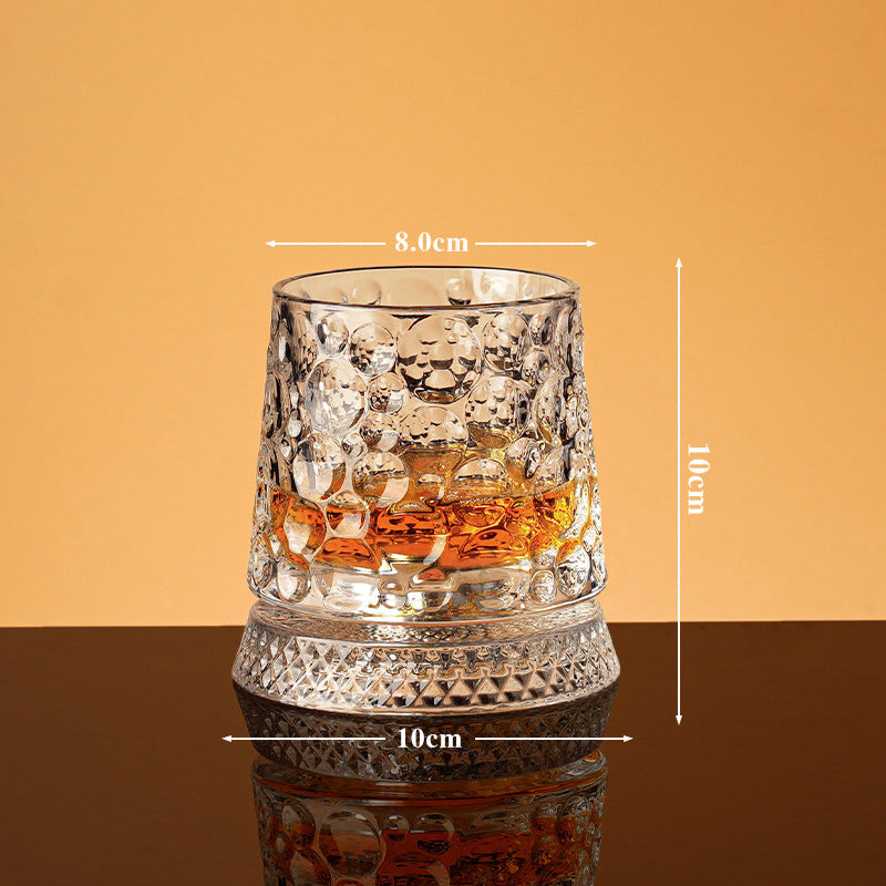 💎🥃Roterend Whiskyglas 360° – Luxe Kristalglas Draaibaar Tumbler Glas