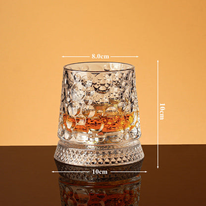 💎🥃Roterend Whiskyglas 360° – Luxe Kristalglas Draaibaar Tumbler Glas