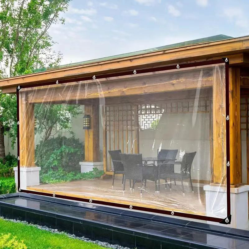 Extra sterk transparant waterdicht dekzeil | UV-bestendig, scheurbestendig