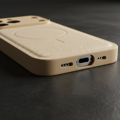 MagSafe Hoesje voor iPhone [12 t/m 17] - Luxe Matte Afwerking - Vingerafdrukwerend & Anti-Vette Laag