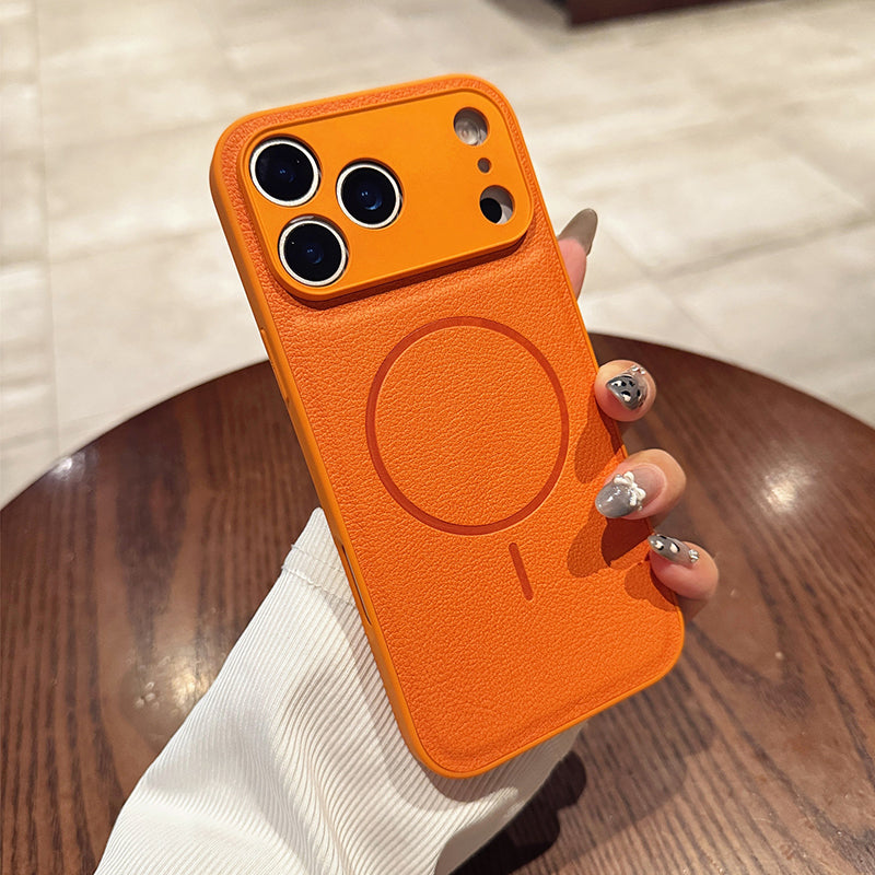 MagSafe Hoesje voor iPhone [12 t/m 17] - Luxe Matte Afwerking - Vingerafdrukwerend & Anti-Vette Laag
