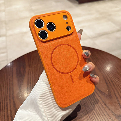 MagSafe Hoesje voor iPhone [12 t/m 17] - Luxe Matte Afwerking - Vingerafdrukwerend & Anti-Vette Laag