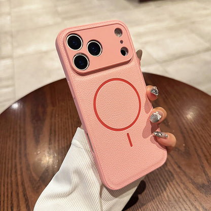 MagSafe Hoesje voor iPhone [12 t/m 17] - Luxe Matte Afwerking - Vingerafdrukwerend & Anti-Vette Laag