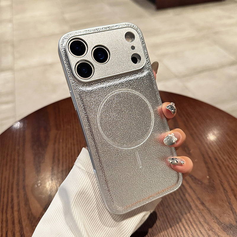 MagSafe Hoesje voor iPhone [12 t/m 17] - Luxe Matte Afwerking - Vingerafdrukwerend & Anti-Vette Laag