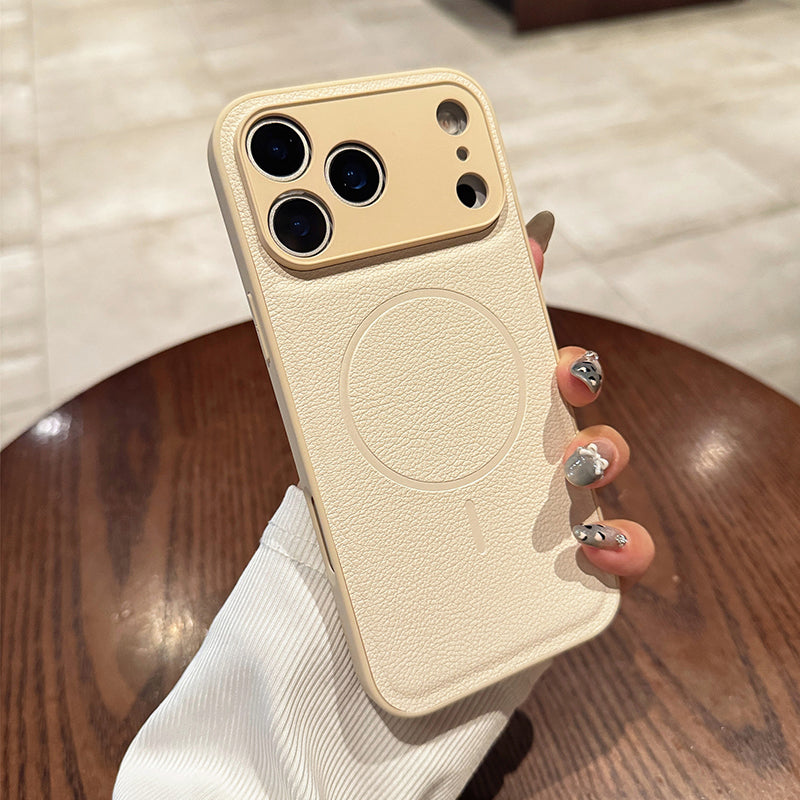 MagSafe Hoesje voor iPhone [12 t/m 17] - Luxe Matte Afwerking - Vingerafdrukwerend & Anti-Vette Laag