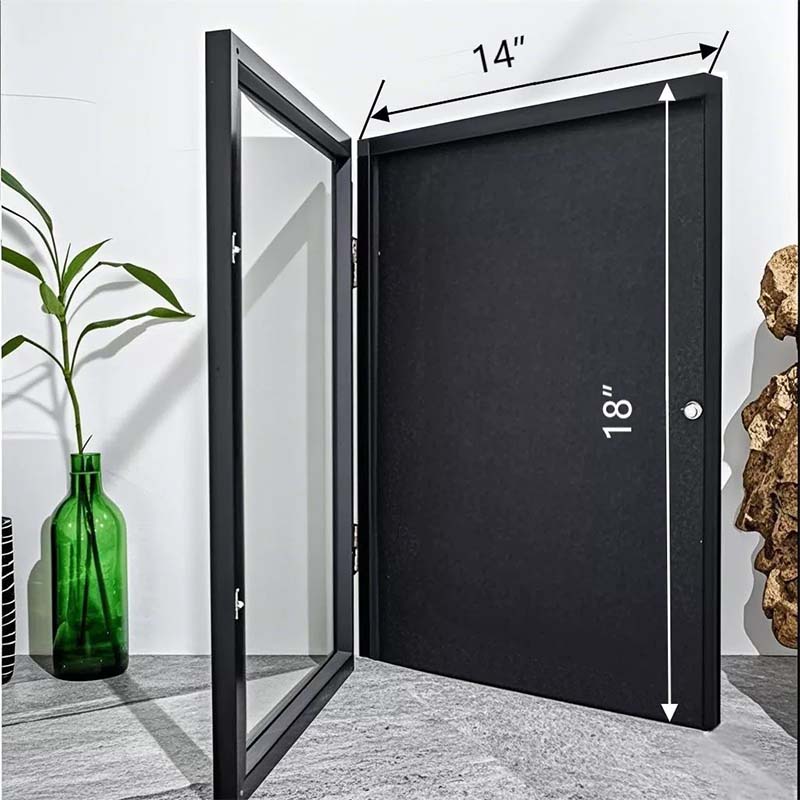 Houten lijst voor het presenteren van overhemden, met magneetsluiting