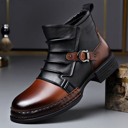 Heren Chelsea Boots - Stijlvolle Enkellaarzen (Premium Kunstleer).