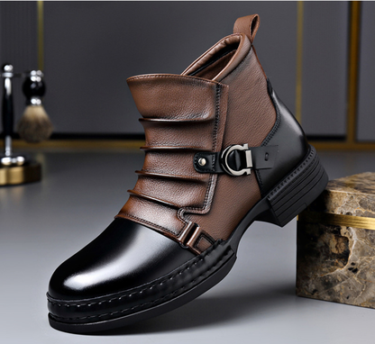 Heren Chelsea Boots - Stijlvolle Enkellaarzen (Premium Kunstleer).