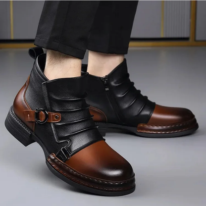 Heren Chelsea Boots - Stijlvolle Enkellaarzen (Premium Kunstleer).