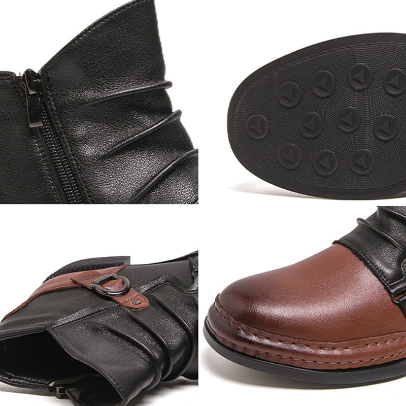 Heren Chelsea Boots - Stijlvolle Enkellaarzen (Premium Kunstleer).