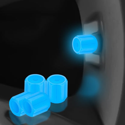 Glow in the Dark Ventieldopjes - Lichtgevend - Voor Fiets, Auto & Motor