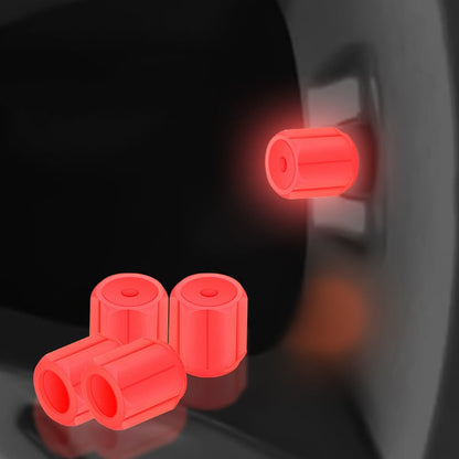Glow in the Dark Ventieldopjes - Lichtgevend - Voor Fiets, Auto & Motor