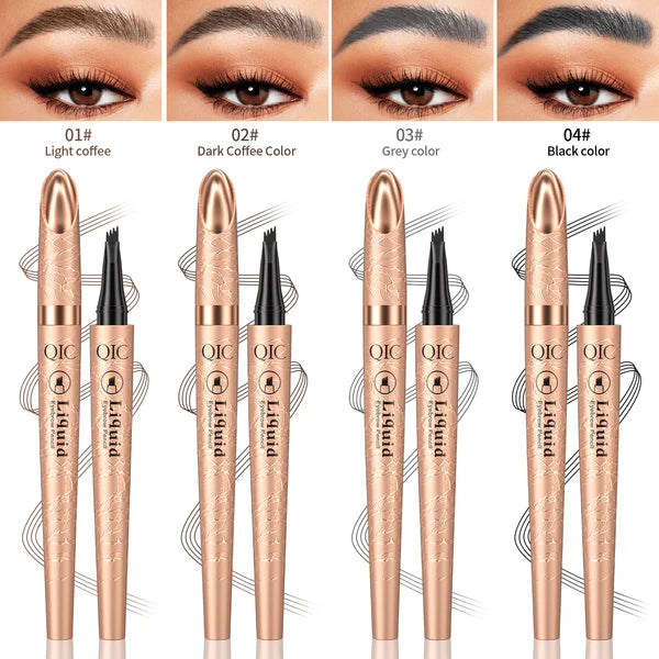 3D Microblading wenkbrauwpotlood met 4 punten