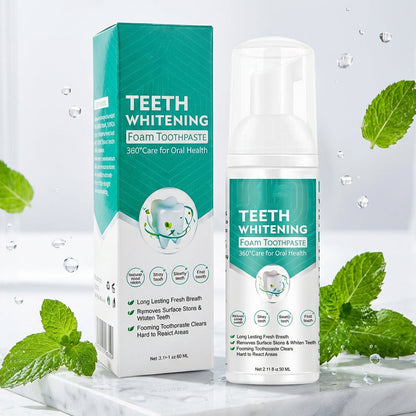 Whitening Tandpasta Schuim - 360° Deep Cleaning Mousse (Voor Frisse Adem).