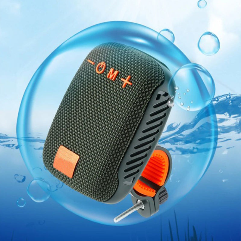 Bluetooth Speaker voor Fiets - Waterdichte Fietsspeaker met Stevige Houder (Schokbestendig & Handsfree)