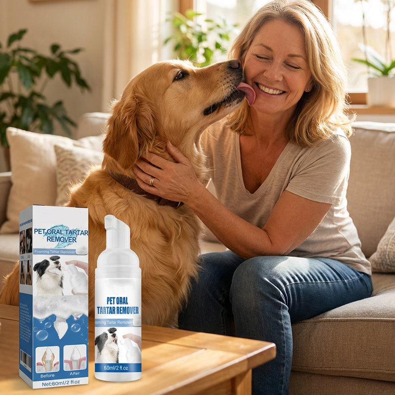 🐶🐱Tandsteenverwijderaar Schuim voor Honden