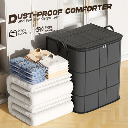 🔥 🔥 Tijdelijke aanbieding: 50% korting❗️❗️🧺🛏️ Stofdichte opbergtas voor dekbedden en beddengoed – Grote capaciteit, duurzaam non-woven materiaal, opvouwbaar ontwerp 🌿