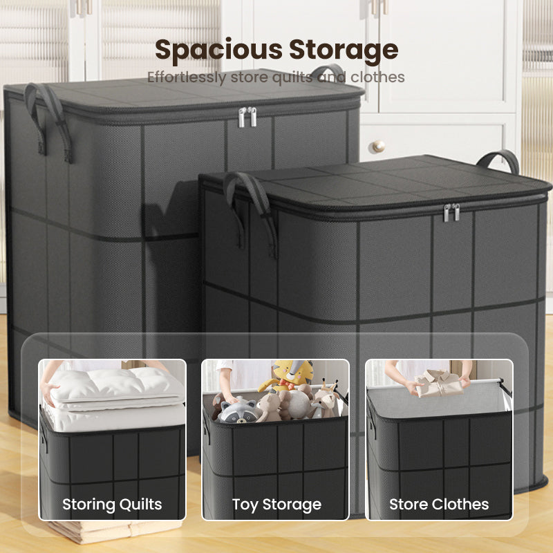 🔥 🔥 Tijdelijke aanbieding: 50% korting❗️❗️🧺🛏️ Stofdichte opbergtas voor dekbedden en beddengoed – Grote capaciteit, duurzaam non-woven materiaal, opvouwbaar ontwerp 🌿