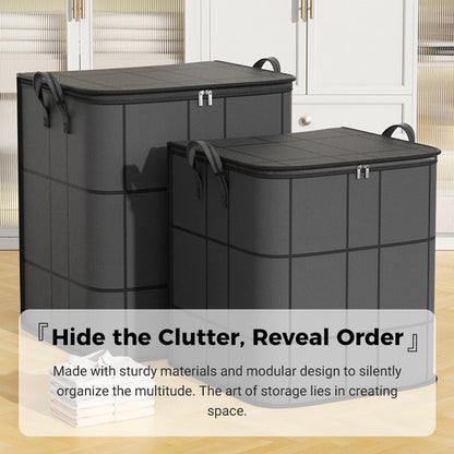 🔥 🔥 Tijdelijke aanbieding: 50% korting❗️❗️🧺🛏️ Stofdichte opbergtas voor dekbedden en beddengoed – Grote capaciteit, duurzaam non-woven materiaal, opvouwbaar ontwerp 🌿