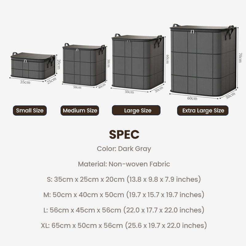 🔥 🔥 Tijdelijke aanbieding: 50% korting❗️❗️🧺🛏️ Stofdichte opbergtas voor dekbedden en beddengoed – Grote capaciteit, duurzaam non-woven materiaal, opvouwbaar ontwerp 🌿