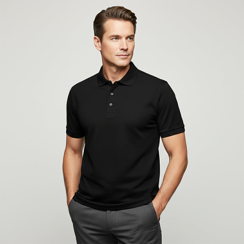 Poloshirt met korte mouwen voor heren – Sportieve slim-fit