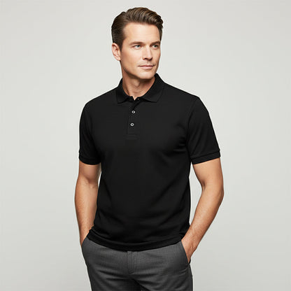 Poloshirt met korte mouwen voor heren – Sportieve slim-fit