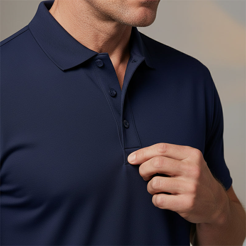 Poloshirt met korte mouwen voor heren – Sportieve slim-fit