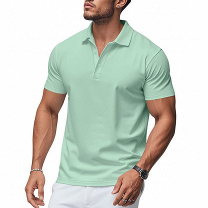 Poloshirt met korte mouwen voor heren – Sportieve slim-fit