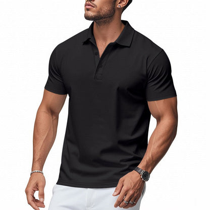 Poloshirt met korte mouwen voor heren – Sportieve slim-fit