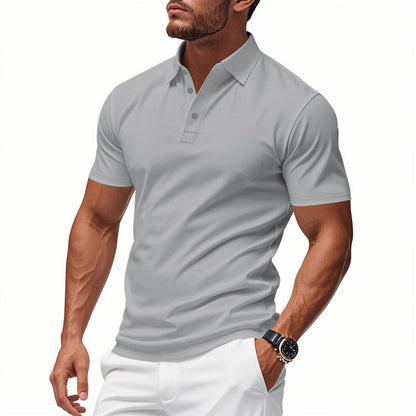 Poloshirt met korte mouwen voor heren – Sportieve slim-fit