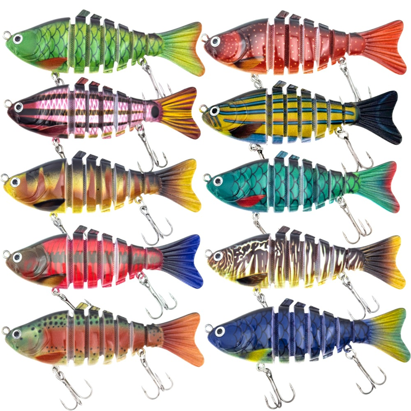 🎣 Bespaar 50%! 🐟 Meerdelige bionische swimbait / plug voor het vissen